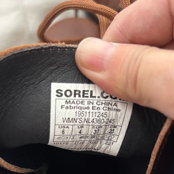 SOREL Joan Of‎ Arctic Waterproof Wedge III Booties Sz 6 - Picture 10 of 10